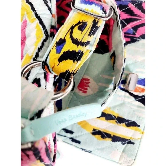 Vera Bradley Hipster Crossbody Purse Pueblo Teal Quilted Bag W/ Matching… - Picture 12 of 12